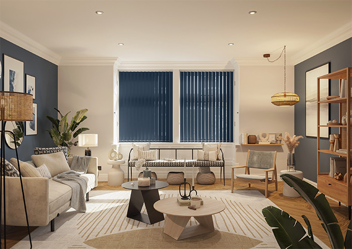 Trinity (FR Blackout), Blue Depths - Vertical Blind - Image 8